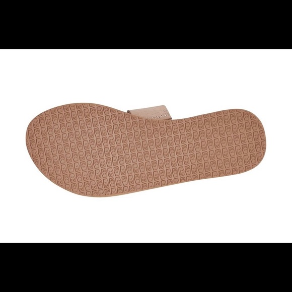 Sanuk Gora Leather Slides Rose Smoke 8 - Picture 4 of 4